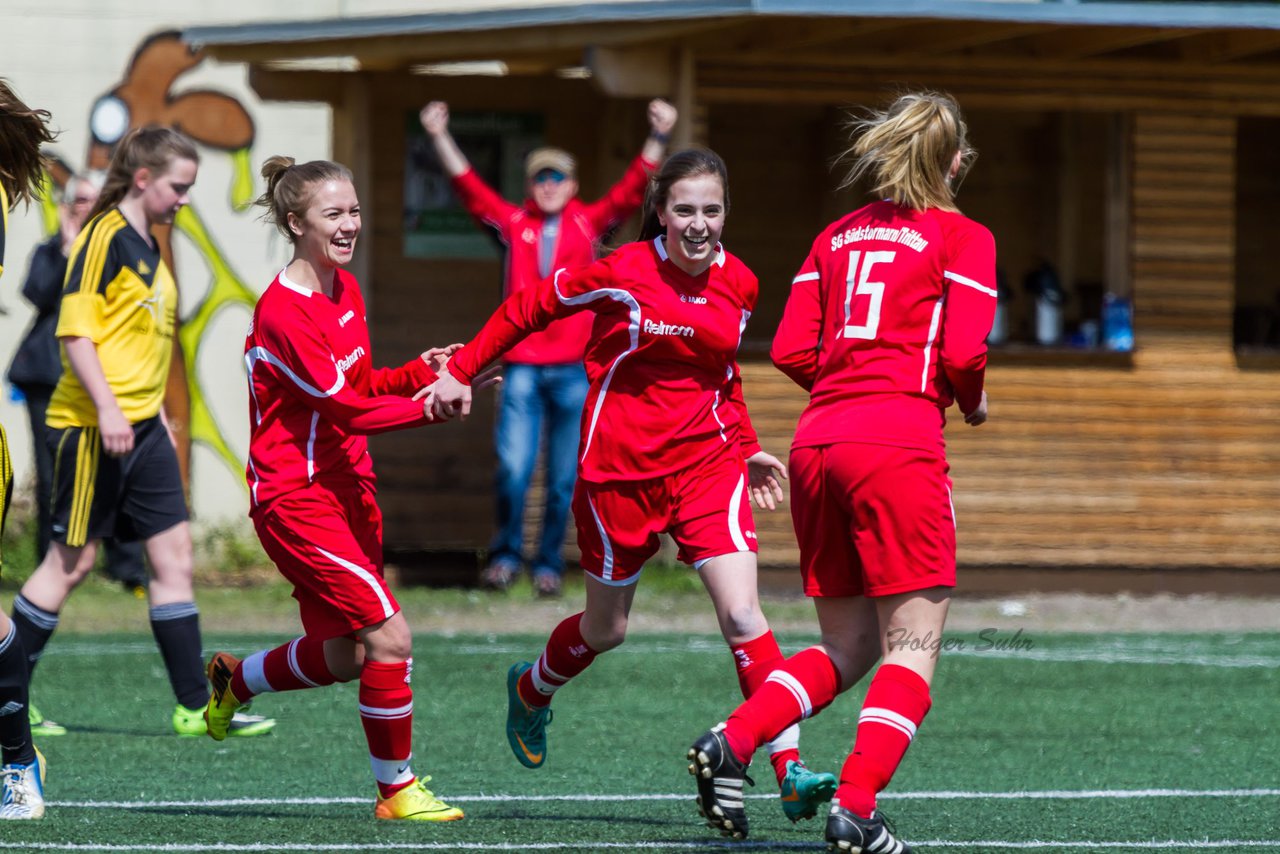 Bild 195 - B-Juniorinnen SG Trittau/Sdstormarn - SV Frisia 03 Risum Lindholm : Ergebnis: 3:1